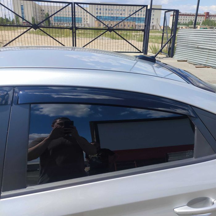 Ветровики дверей для Hyundai Accent седан (2017-)