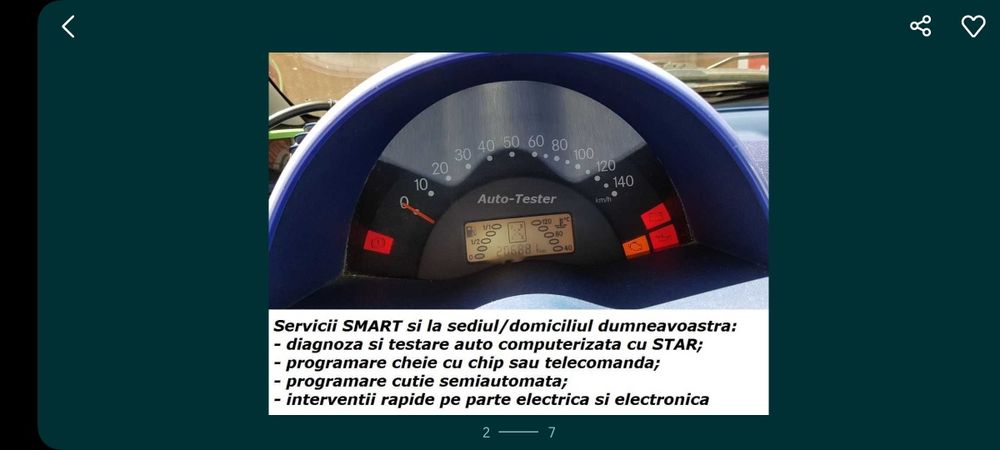 Recipari cheie smart fortwo+piese.
