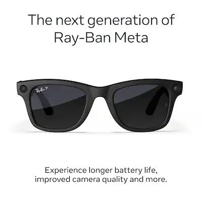 Очки Ray-Ban Meta Wayfarer (Gen 2) Matte Black Polarized S53