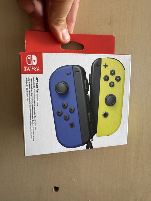 Контролер Nintendo Switch Joy за Con Pair, Neon Blue & Neon Yellow