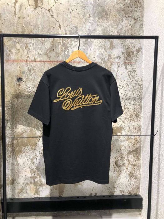 Tricou louis vuitton negru colectia nou top