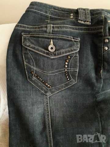 Дънкова права пола, размер D 38