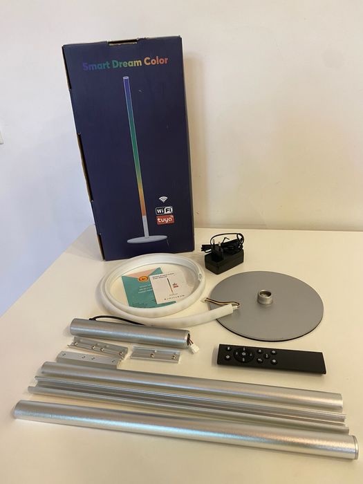 Многоцветна RGB LED лампа цветна лампа лед