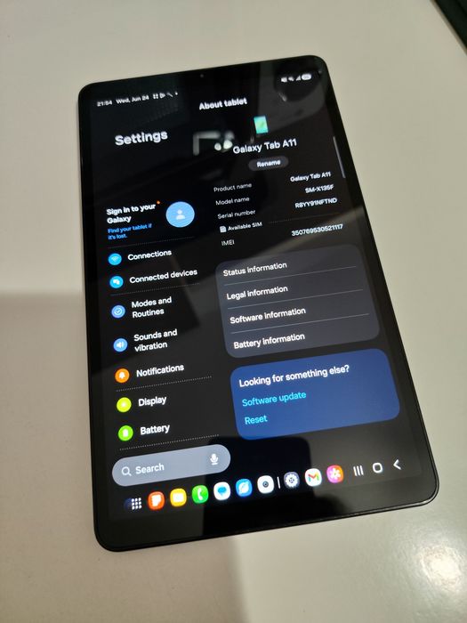 Samsung Tab A11 LTE 8GB/128GB cu SIM, Noua, Factura și Garanție 2 ani