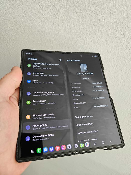 Samsung galaxy z fold 6 256 gb 12 gb Husa cadou!