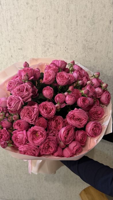 букет цветы кустовые розы