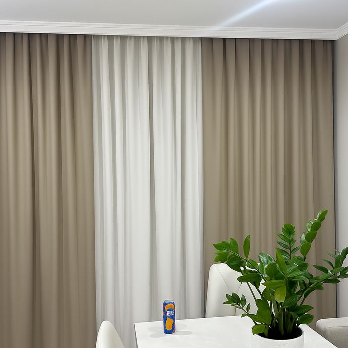 Шторы. Тюль. Портьеры. Комплект.