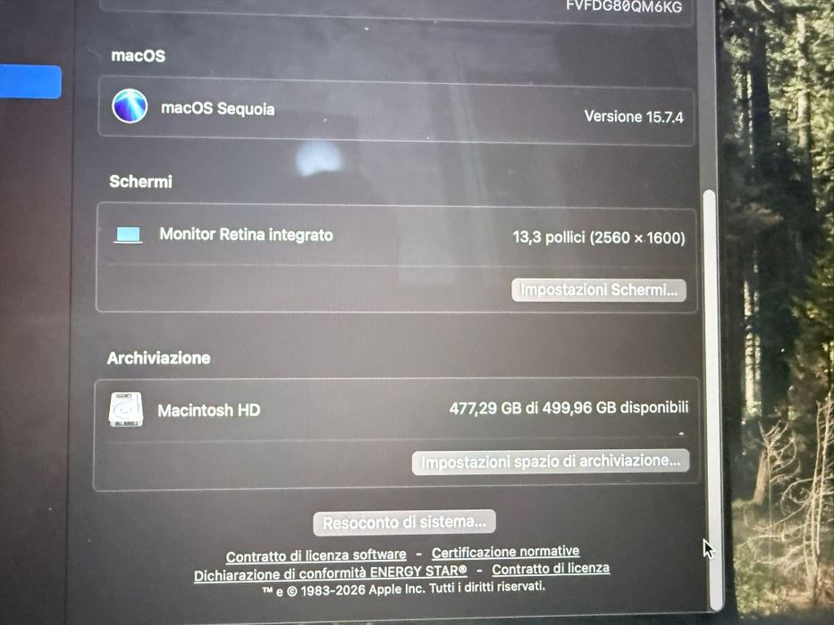 Macbook Air 2020 512GB