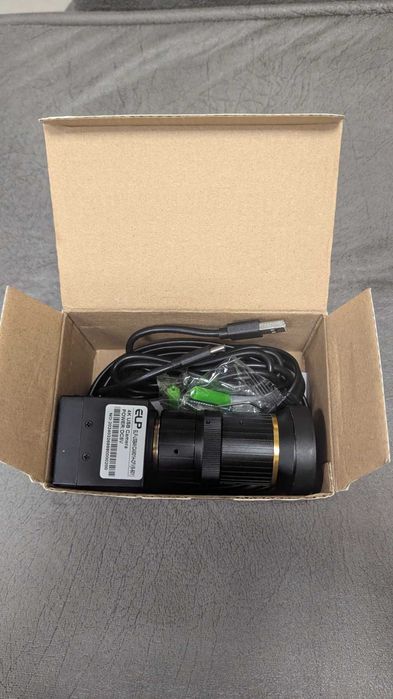 ELP 4K USB Индустриална камера 8MP с 5–50 mm IR варифокален обектив
