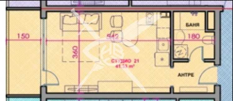 Продава се Едностаен апартамент в Поморие - 43 кв.м за 1635 €/кв.м - Снимка #1