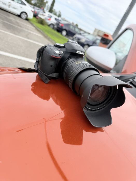Aparat foto DSLR Nikon D5300, 24,2MP Black + 4 Obiective:  AF-P 18-55mm VR, AF-nikor 16-85mm 1,3.5 5 6 GED DX, obiectiv AF-