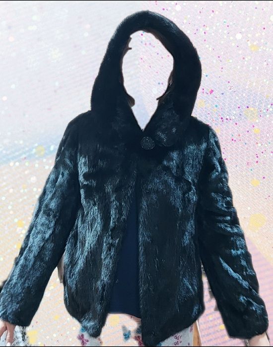 Норковая шуба короткая