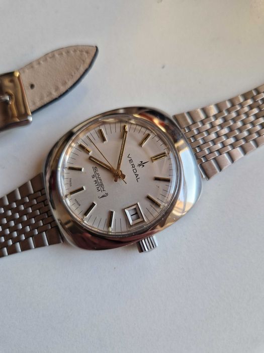 VERDAL Sunfish, FHF ST 974 /дата/; Swiss, Нов часовник!