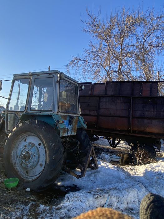 Продам трактор с телегой