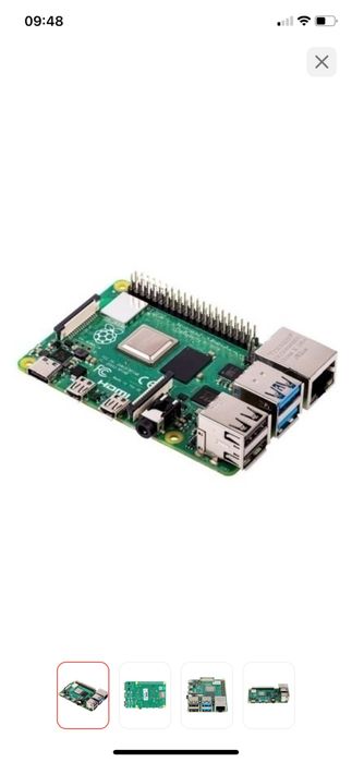 Raspberry PI 4 Model B 4 GB + Raspberry PI Camera V 2.1