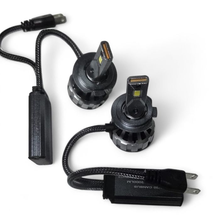 Set 2 Becuri LED H7 Canbus 120W – 12000 LM, 6000K Alb Rece, V20
