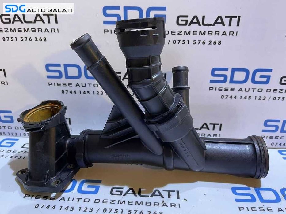 Tub Tubulatura Corp Carcasa Termostat Apa Motor Audi Q3 2.0 TDI 2015 - 2018 Cod 04L121026F