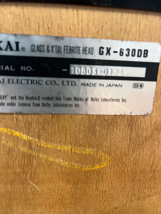 Vand magnetofon akai gx 630 DB