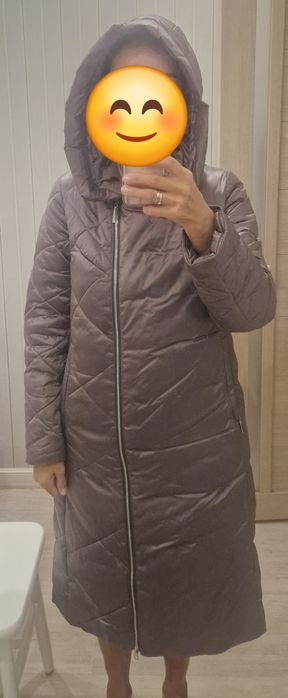 Женское утеплённые дутое пальто