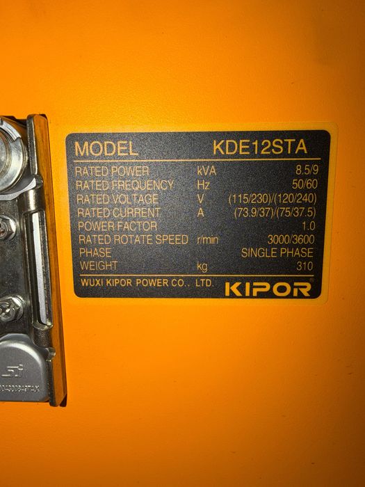 Kipor KDE12STA dizel