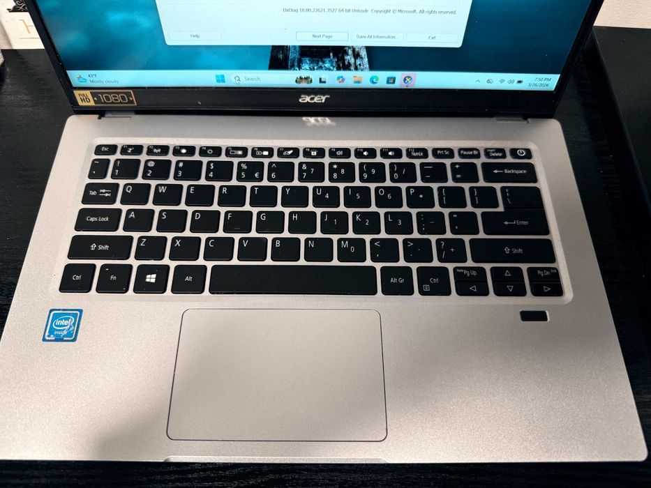 Hope Amanet P10/Laptop Acer Swift 1 SF114