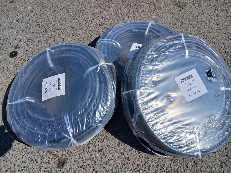 Cablu lițat. 3x6.  3x4.  3x2.5