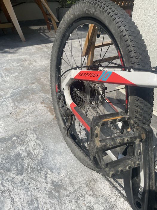 Bicicletă electrică Haibike HardFour 10 24" – e-MTB, stare foarte bună