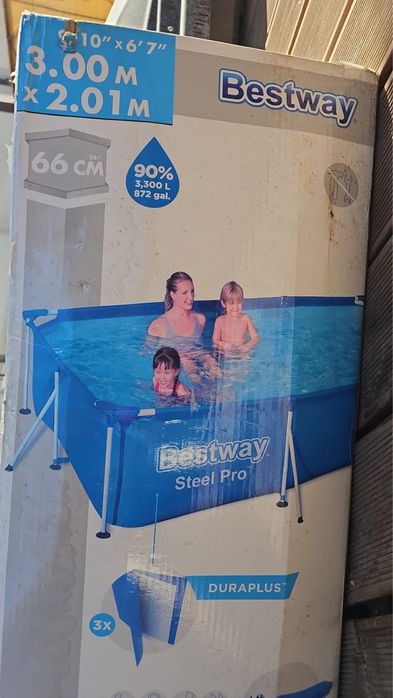 Каркасный бассейн Bestway steel pro