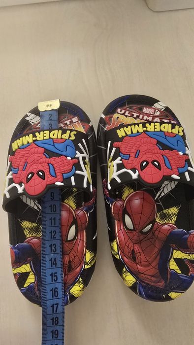 Детские тапочки с подсветкой "Человек паук"