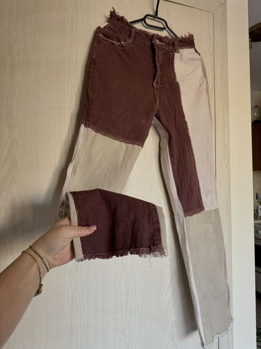 Дънки reserved кожен панталон