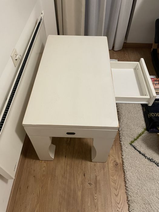 Винтидж холна маса от естествено дърво Casa Art