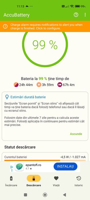 Xiaomi 11 ultra baterie noua