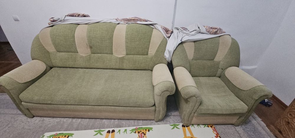 Диван +2кресло сатылады.