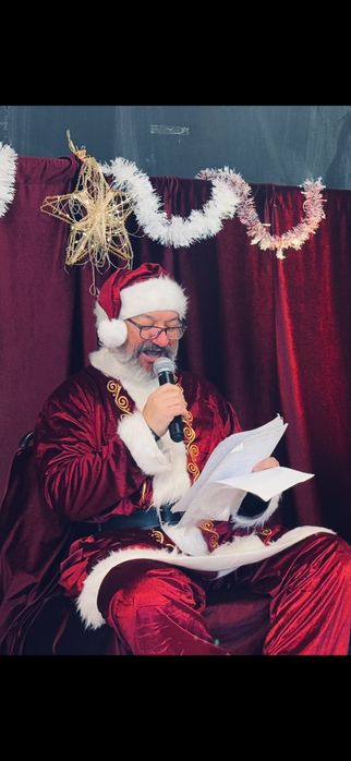 Moș Crăciun și spiriduș pentru evenimente și gradinițe.