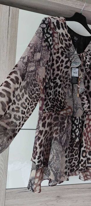 Блуза (animal print), Закупена от Англия, размер L (44-46)