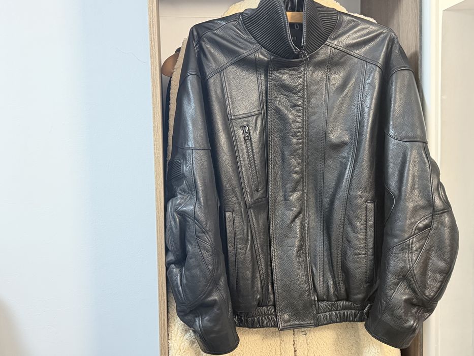 Jacheta Manokhi din piele naturală