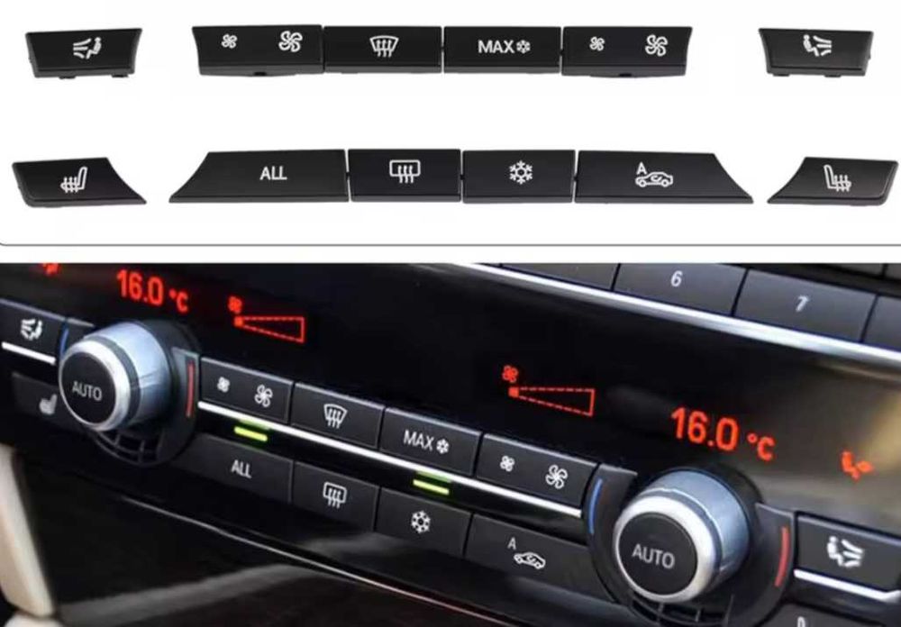 Бутони за управлението на климатика БМВ BMW F10/F11 F06 F12 F13 F01
