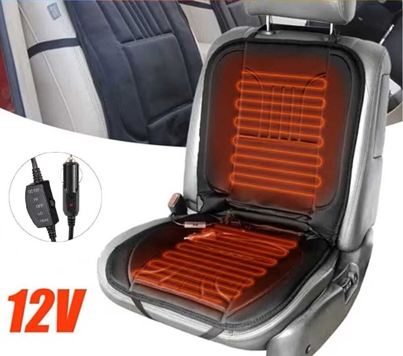 Подложка за седалка с нагряваща функция - ниска и висока степен 12V.