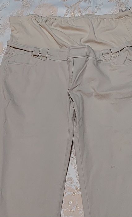Льняные брюки для будущих мам. Италия фирма Вессика.