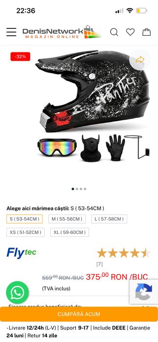 Vand casca MTB( full face )+ochelari