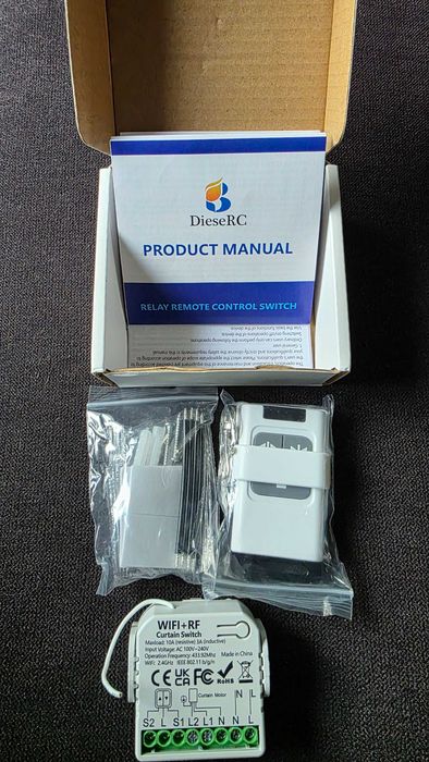 Modul de control al jaluzelelor WIFI inteligent cu telecomandă RF - nou