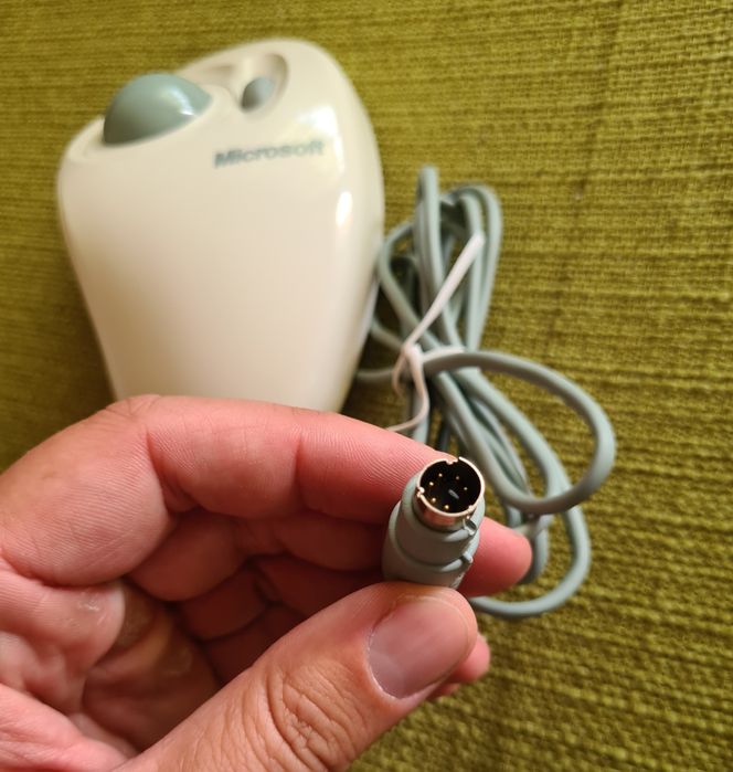 Mouse IntelliMouse TrackBall Microsoft Serial Ps2 Track Ball Vintage