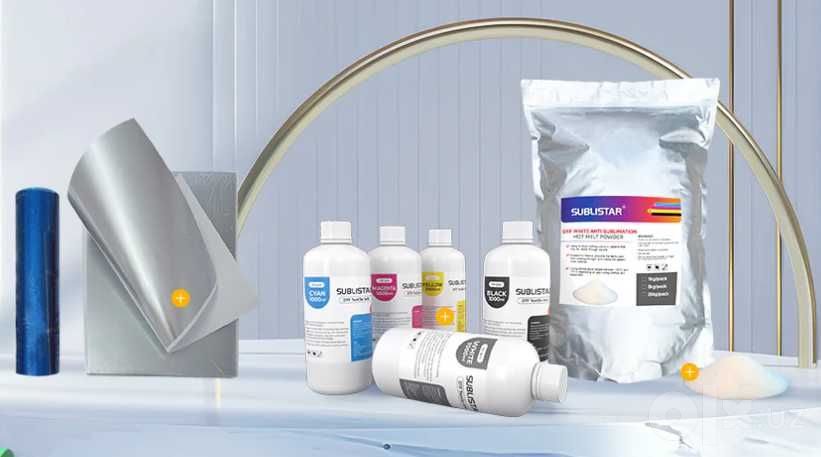 Сырьё для ДТФ печати DTF materiallar kraska plyonka powder