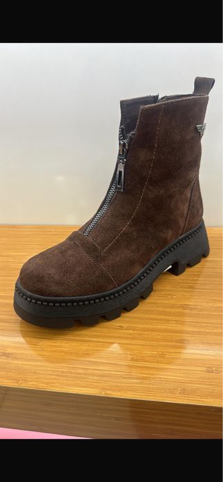 Сапоги  зимние (Турция) 37размер,  замша  натуралка, фирма -CORTA MUZI