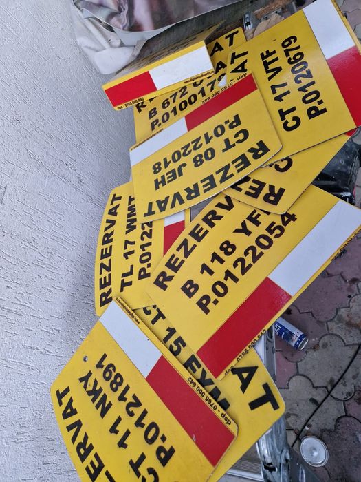 Placute parcare Constanta asiguram deplasare  GRATUITĂ pentru montaj  89 lei placuta  ptr asociație locatari Constanta