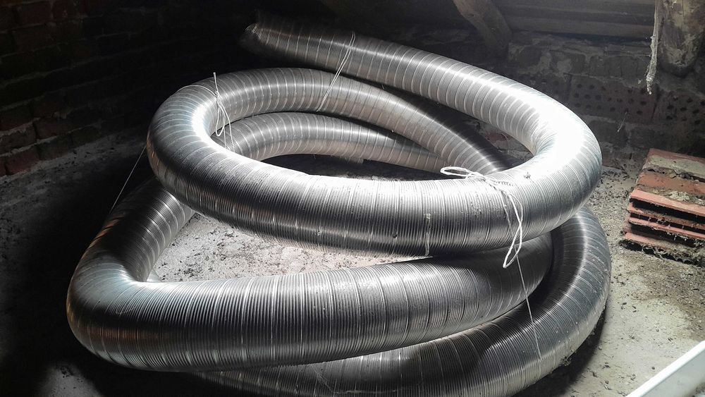 Неръждаем гъвкав димоотвод Ф120