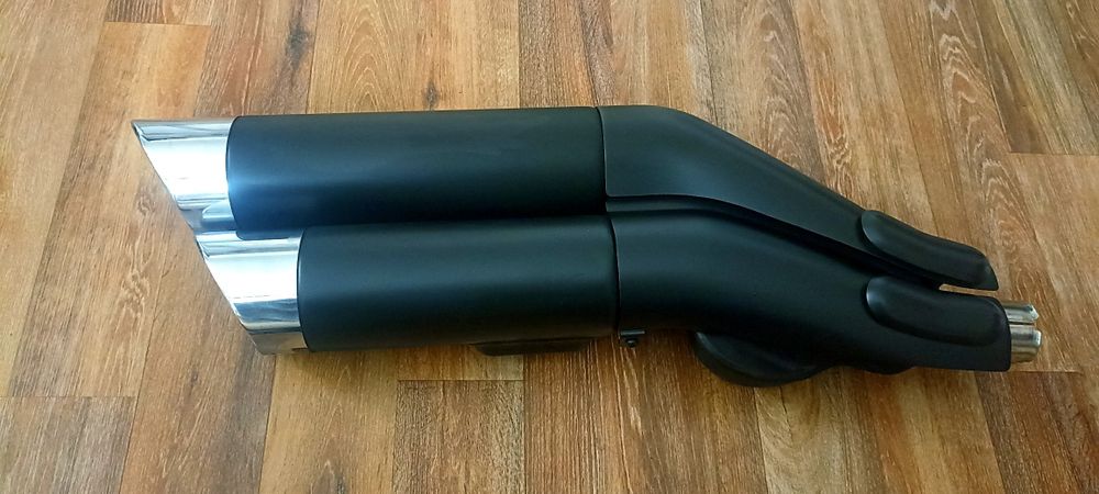 Ауспух генерация за мотор чопър, от Yamaha Stryker