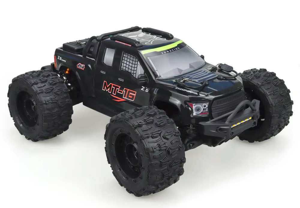 Mini Monster ZD Racing MT-16 1:16, brushless, 80км\ч, Черно