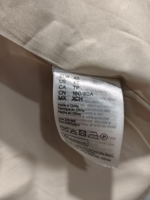 H&M палто/блейзер с 12% вълна р-р С