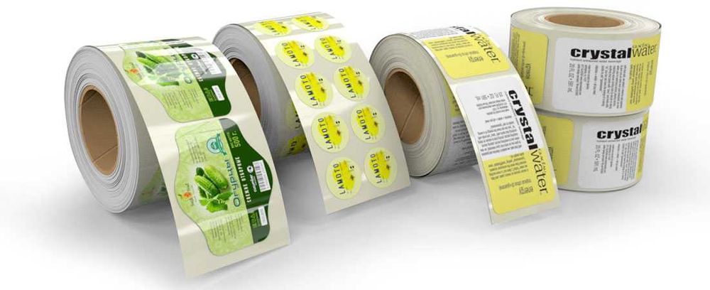 Самоклеящиеся этикетки из PVC и PET, Этикетки (Bottle Packs)